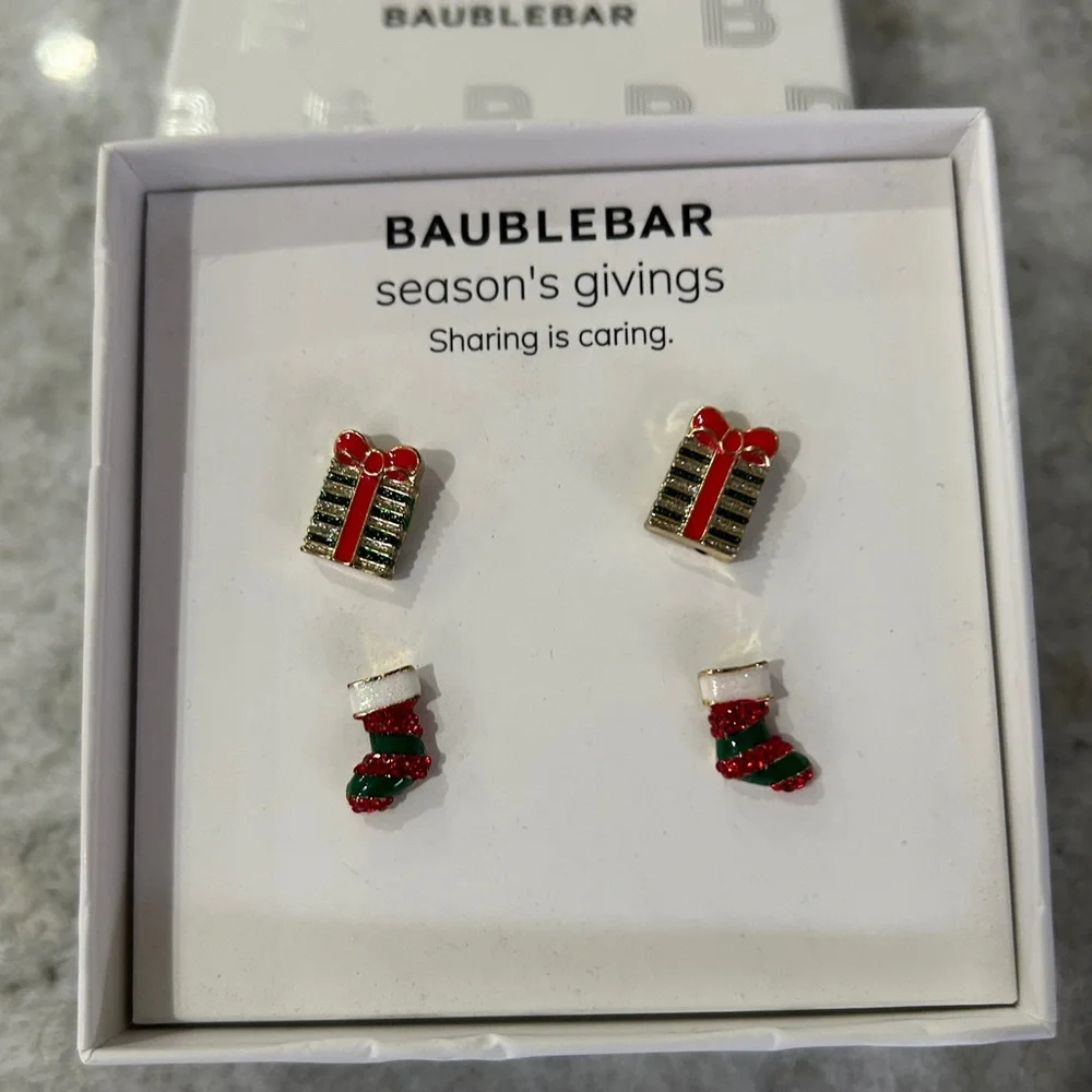 BaubleBar Holiday Earrings Set